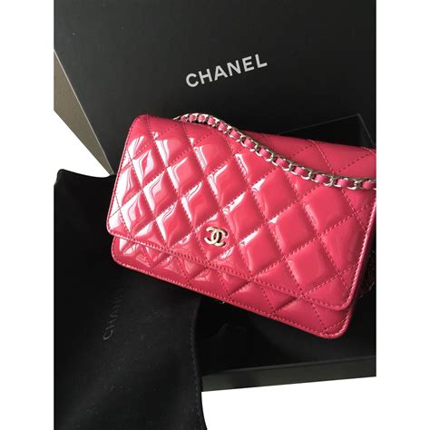 chanel chain wallet clutch|chanel clutch with chain pink.